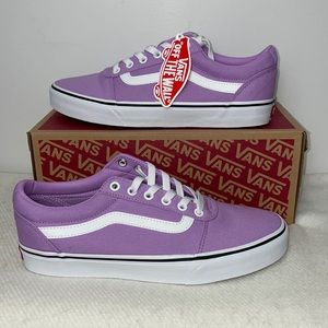Vans Women's Ward Lavender Canvas Skate Shoes - Size 6